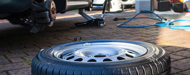 Tire change at home