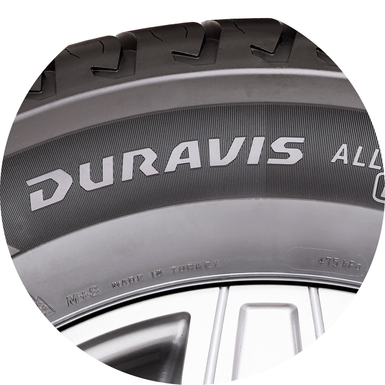 Visualisation de la nervure de protection du flanc