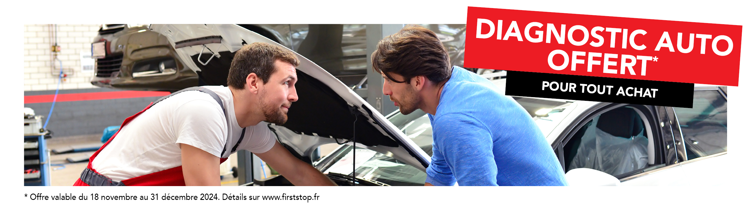 Diagnostic voiture offert 