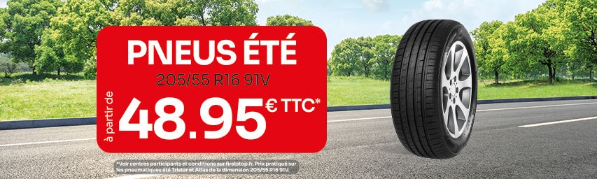 Vos pneus été à partir de 48,95 €* !