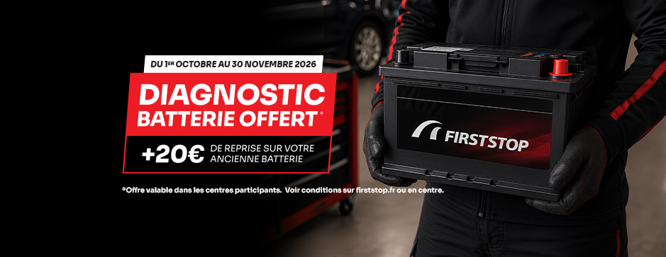 Votre diagnostic batterie offert* !