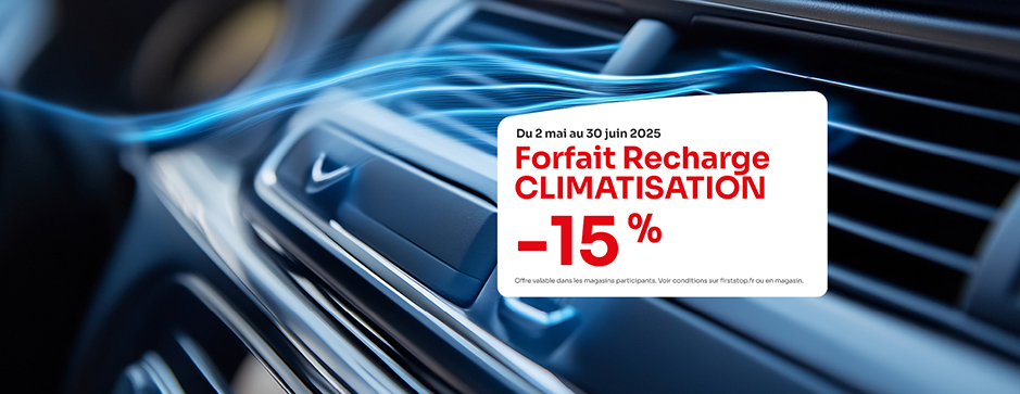 -15% sur les forfaits recharge climatisation* !