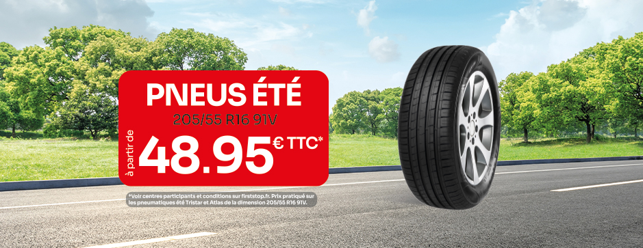 Vos pneus été à partir de 48,95 €* !