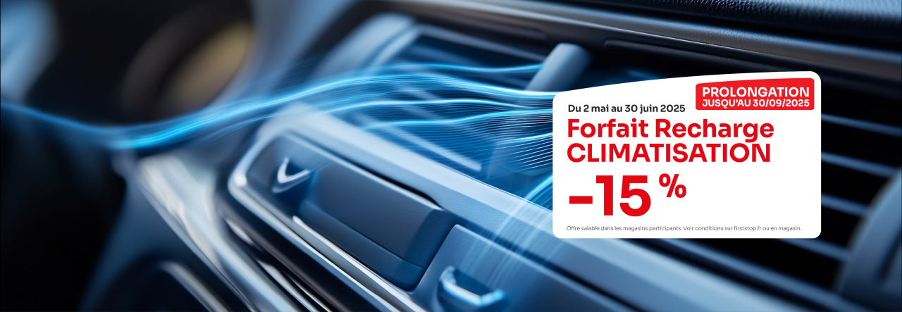 -15% sur les forfaits recharge climatisation* !